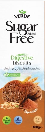 Verde Digestive Biscuits Chocolate 180 GM - Image 3