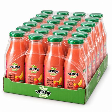 Verde Sugar-Free Strawberry-Banna Juice 250ml – Box of 24 Packs