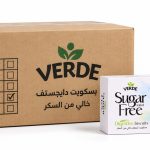 Verde Sugar-Free Cinnamon Digestive Biscuits 180g – Box of 24 Packs